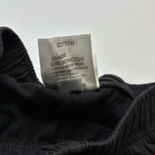 Load image into Gallery viewer, Boys B Collection, black cotton shorts, elasticated, GUC, size 1,  