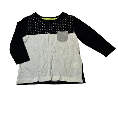 Boys H&T, cotton long sleeve tee / top, GUC, size 1,  