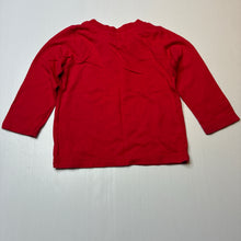 Load image into Gallery viewer, Boys Sprout, red cotton long sleeve tee / top, EUC, size 1,  