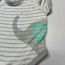 Load image into Gallery viewer, Unisex Target, cotton bodysuit / romper, elephant, EUC, size 0000,  