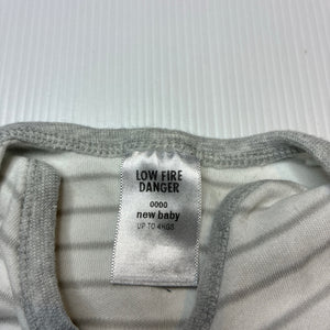 Unisex Target, cotton bodysuit / romper, elephant, EUC, size 0000,  