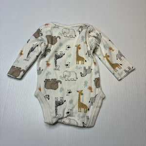 Unisex Baby Berry, soft cotton bodysuit / romper, EUC, size 0000,  