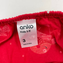 Load image into Gallery viewer, Girls Anko, red cotton Christmas playsuit, EUC, size 3,  