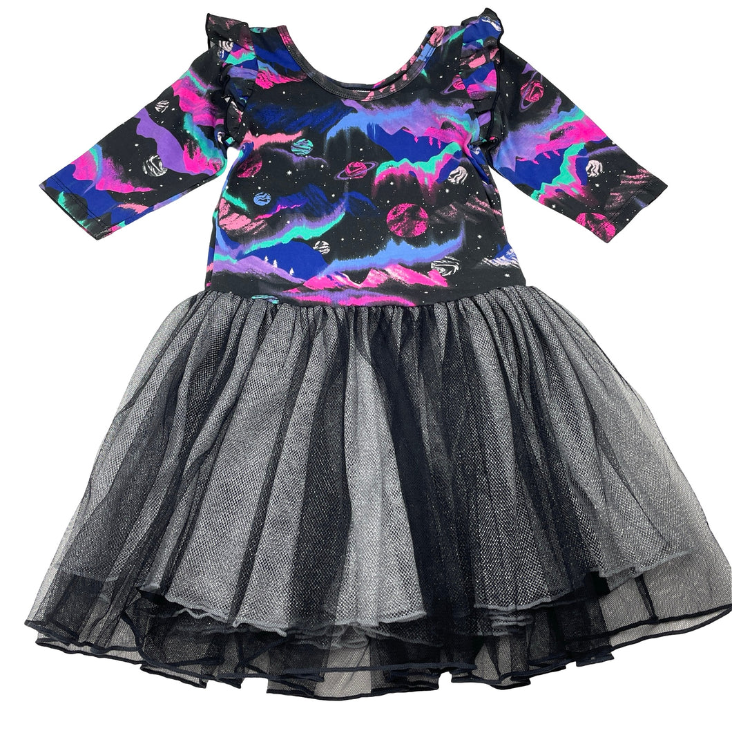 Girls Bonds, colourful tulle party dress, EUC, size 5, L: 57cm