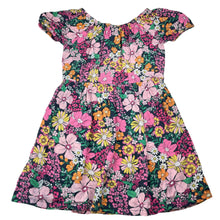 Load image into Gallery viewer, Girls Anko, colourful floral viscose dress, GUC, size 8, L: 62cm