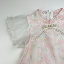 Load image into Gallery viewer, Girls Balabala, cotton lined lightweight party dress, armpit to armpit: 25cm, GUC, size 1-2, L: 47cm