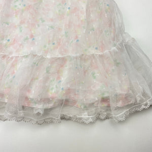 Girls Balabala, cotton lined lightweight party dress, armpit to armpit: 25cm, GUC, size 1-2, L: 47cm