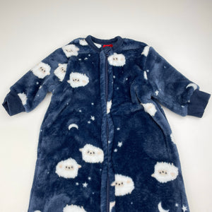 Unisex Baby Berry, soft fleece sleeping bag, L: 60cm, EUC, size 00,  