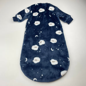 Unisex Baby Berry, soft fleece sleeping bag, L: 60cm, EUC, size 00,  