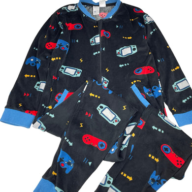 Boys Anko, soft fleece all-in-one pyjamas, gaming, GUC, size 10,  