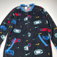 Load image into Gallery viewer, Boys Anko, soft fleece all-in-one pyjamas, gaming, GUC, size 10,  