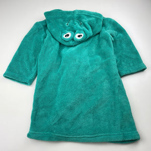 Unisex Baby Berry, soft fleece dressing gown / bath robe, frog, EUC, size 2,  