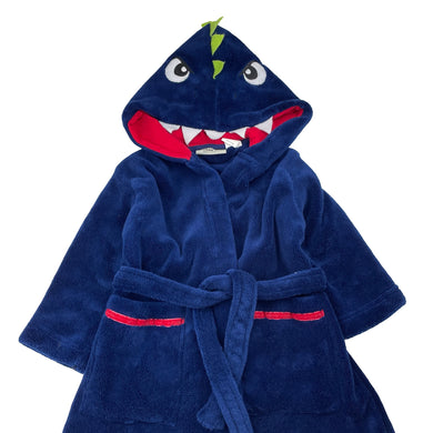 Boys UNDERCOVER CREW JNR, soft fleece dressing gown / bath robe, GUC, size 1,  