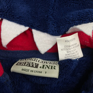 Boys UNDERCOVER CREW JNR, soft fleece dressing gown / bath robe, GUC, size 1,  