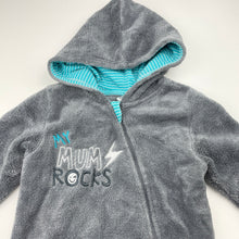 Load image into Gallery viewer, Unisex Baby Berry, fleece zip coverall / romper, GUC, size 1,  