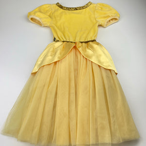 Girls Rock Your Kid, Disney Princess Belle dress, small pink mark at waist, FUC, size 3, L: 65cm