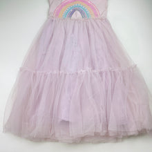 Load image into Gallery viewer, Girls Cotton On, cotton lined tulle &amp; sequin party dress, FUC, size 5, L: 75cm