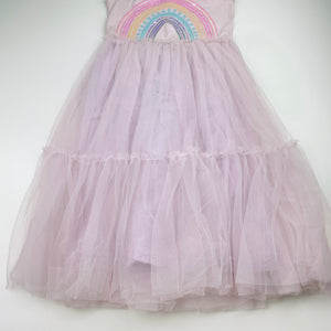 Girls Cotton On, cotton lined tulle & sequin party dress, FUC, size 5, L: 75cm