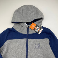 Load image into Gallery viewer, Boys NBL, fleece lined zip hoodie sweater, NEW, size 6,  