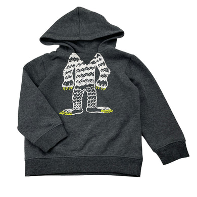 Boys Cotton On, fleece lined hoodie sweater, monster, GUC, size 3,  
