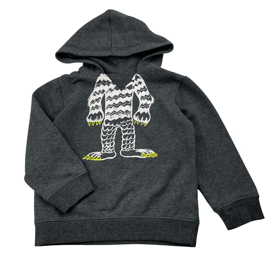 Boys Cotton On, fleece lined hoodie sweater, monster, GUC, size 3,  