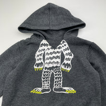 Load image into Gallery viewer, Boys Cotton On, fleece lined hoodie sweater, monster, GUC, size 3,  