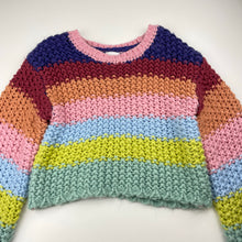 Load image into Gallery viewer, Girls Ghanda, chunky knit sweater / jumper, GUC, size 5-6,  