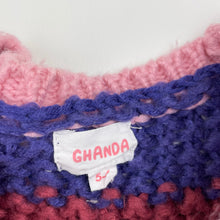 Load image into Gallery viewer, Girls Ghanda, chunky knit sweater / jumper, GUC, size 5-6,  