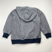 Load image into Gallery viewer, Boys Kids Headquarters, navy stripe hoodie sweater, fire engine, GUC, size 3,  