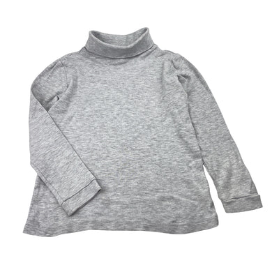 Unisex Target, grey marle roll neck top / skivvy, GUC, size 5,  