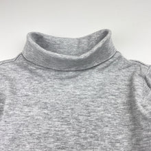 Load image into Gallery viewer, Unisex Target, grey marle roll neck top / skivvy, GUC, size 5,  