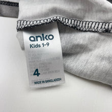 Load image into Gallery viewer, Boys Anko, lightweight cotton tee / top, skate, EUC, size 4,  