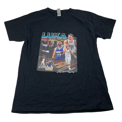 Boys Gildan, black cotton Luka Doncic tee / top, Sz: M, armpit to armpit: 43cm, EUC, size 10-12,  