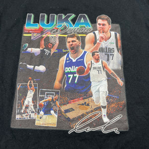 Boys Gildan, black cotton Luka Doncic tee / top, Sz: M, armpit to armpit: 43cm, EUC, size 10-12,  