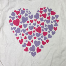 Load image into Gallery viewer, Girls Anko, cotton long sleeve tee / top, hearts, GUC, size 8,  