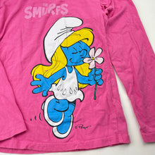 Load image into Gallery viewer, Girls THE SMURFS, cotton long sleeve tee / top, GUC, size 7,  