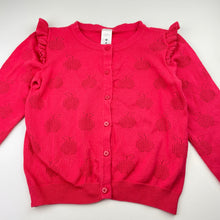 Load image into Gallery viewer, Girls Target, knitted cotton cardigan, apples, GUC, size 8,  