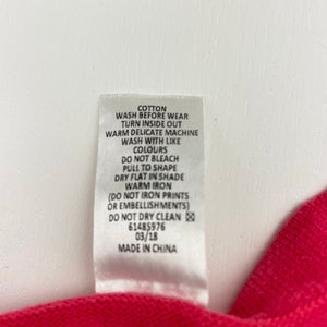 Girls Target, knitted cotton cardigan, apples, GUC, size 8,  