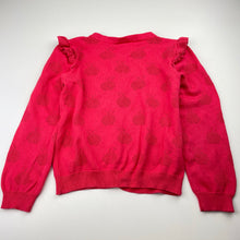 Load image into Gallery viewer, Girls Target, knitted cotton cardigan, apples, GUC, size 8,  