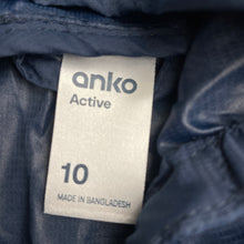 Load image into Gallery viewer, Unisex Anko, navy lightweight activewear / spray jacket, EUC, size 10,  