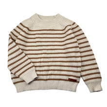 Load image into Gallery viewer, Unisex Country Road, striped knitted cotton sweater / jumper, EUC, size 6,  