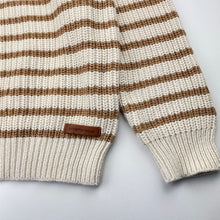 Load image into Gallery viewer, Unisex Country Road, striped knitted cotton sweater / jumper, EUC, size 6,  