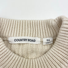 Load image into Gallery viewer, Unisex Country Road, striped knitted cotton sweater / jumper, EUC, size 6,  