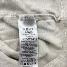 Load image into Gallery viewer, Boys Next, cotton long sleeve tee / top, GUC, size 4-5,  