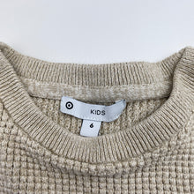 Load image into Gallery viewer, Boys Target, knit waffle cotton sweater / jumper, GUC, size 6,  