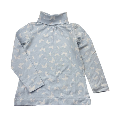 Girls Target, stretchy roll neck top / skivvy, butterflies, FUC, size 3,  