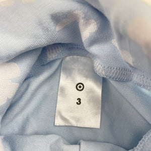 Girls Target, stretchy roll neck top / skivvy, butterflies, FUC, size 3,  