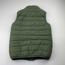 Load image into Gallery viewer, Boys khaki, puffer vest / sleeveless jacket, no labels, armpit to armpit: 34cm, FUC, size 5-6,  