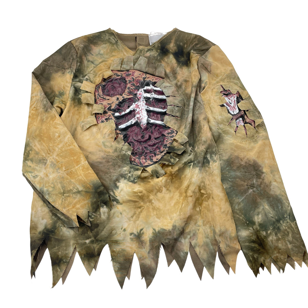 Boys Halloween Costumes, lightweight zombie dress up top, GUC, size 10-12,  