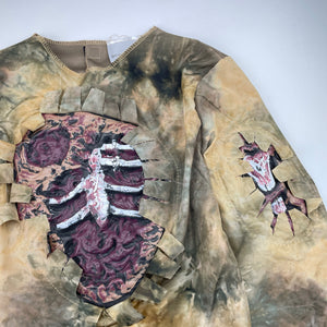 Boys Halloween Costumes, lightweight zombie dress up top, GUC, size 10-12,  